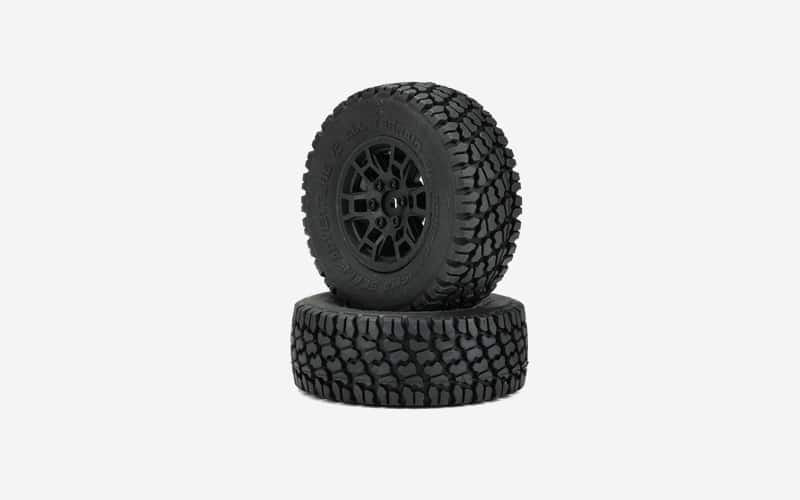 Carisma SCA-1E Toyota Tacoma TRD Pro Wheels and Tires Set (2pc) 16396 image 0