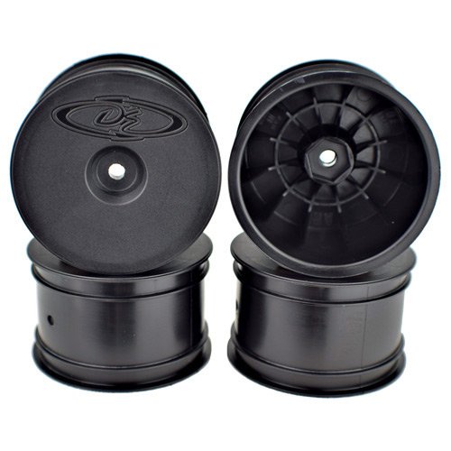 Speedline Buggy Wheels for Associated B6.3 B6.4 B74.1 B74.2 TLR 22 22X-4 Rear / Black DER-SB4-ARB image 0