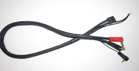 TQ Wire 2S Pro Charging XT60 Charge Cable w/ Strain Reliefs 2723 image 0
