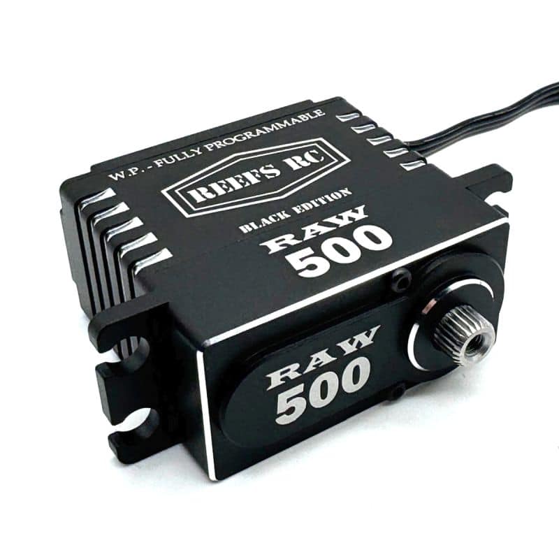 REEFS Raw 500 HI Torque Speed Waterproof Black Servo Fully Programmable REEFS178 image 0
