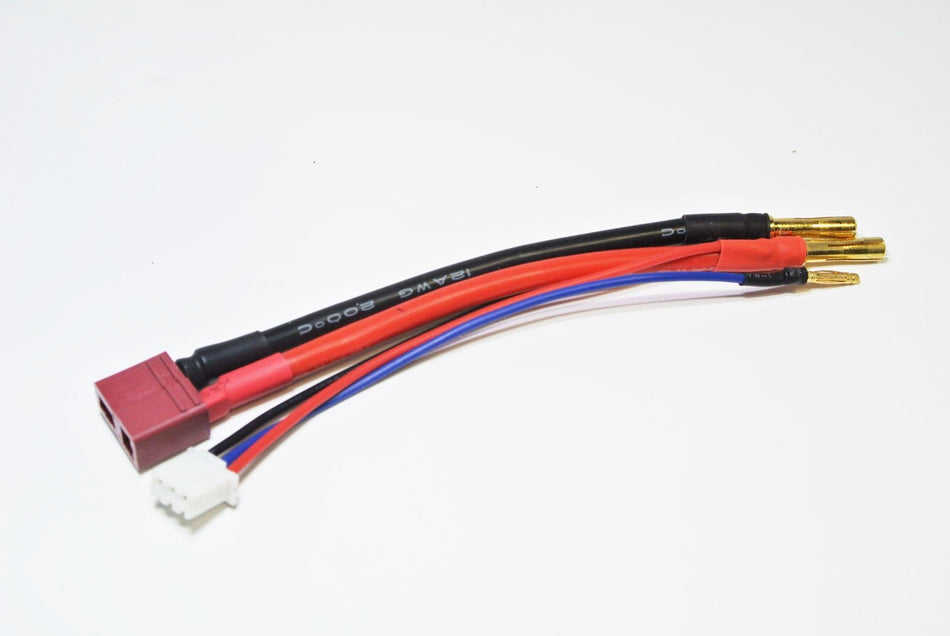 Charge/Balance LiPo Battery Adapter (Dean's to 4mm Bullet Connector) image 0