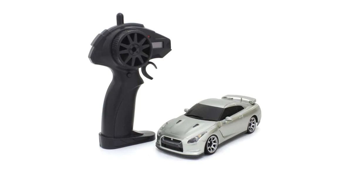 Kyosho FIRST Mini-Z ReadySet Nissan GTR (R35) Silver w/Radio 66608 image 0