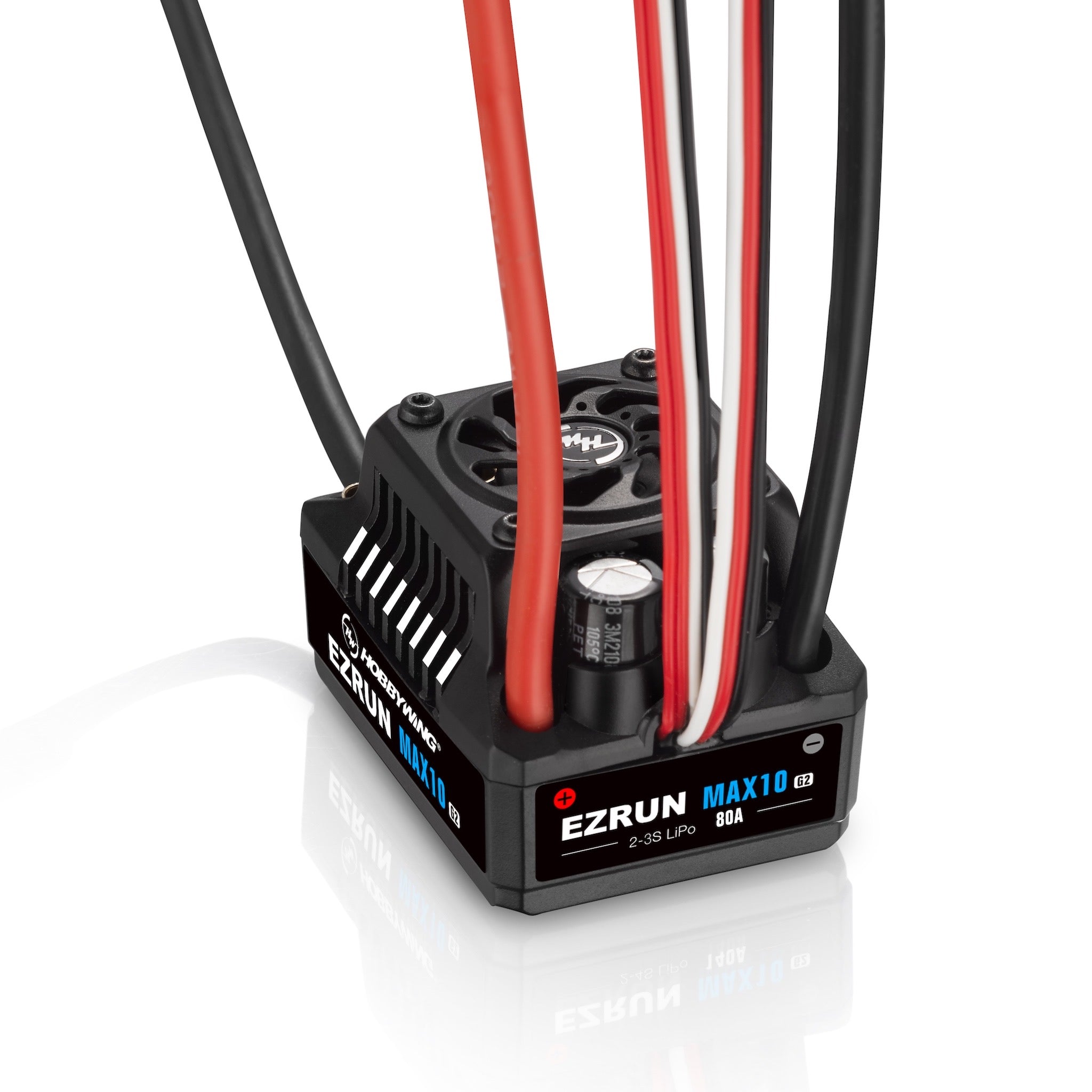 Hobbywing Ezrun Max10 G2 ESC 80A w/XT60 Plug 30102604 image 0