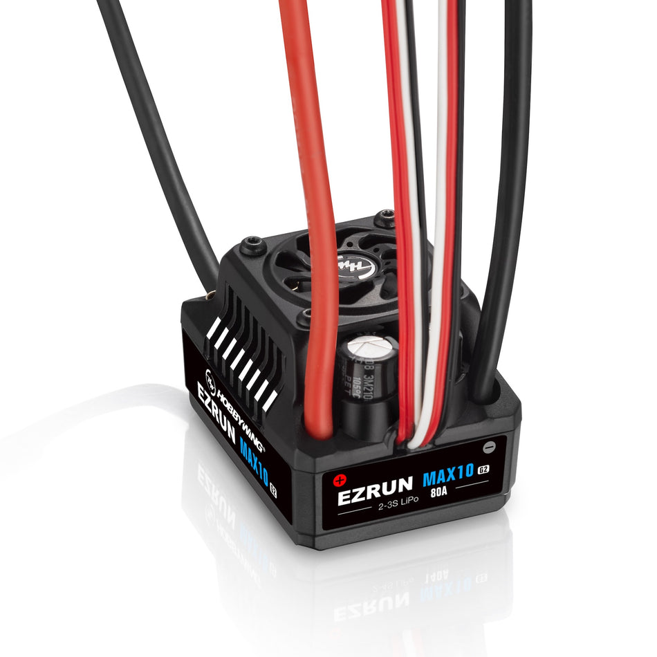 Hobbywing Ezrun Max10 G2 ESC 80A w/XT60 Plug 30102604 image 0
