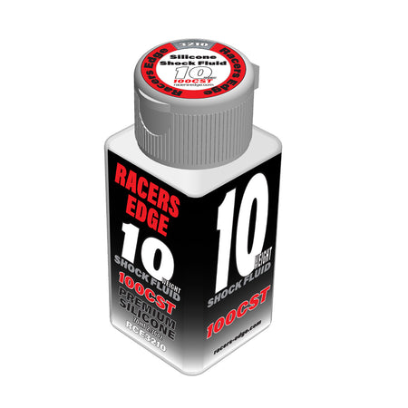 Racers Edge 10 Weight Shock Silicone Oil 100cst 70ml Ez Pour Bottle RCE3210 3210 image 0