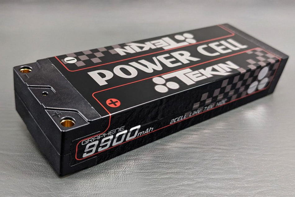 Tekin Titanium POWER CELL 2S HV 7.6V 9900mAh 140C LiPo Stick Battery TT1630