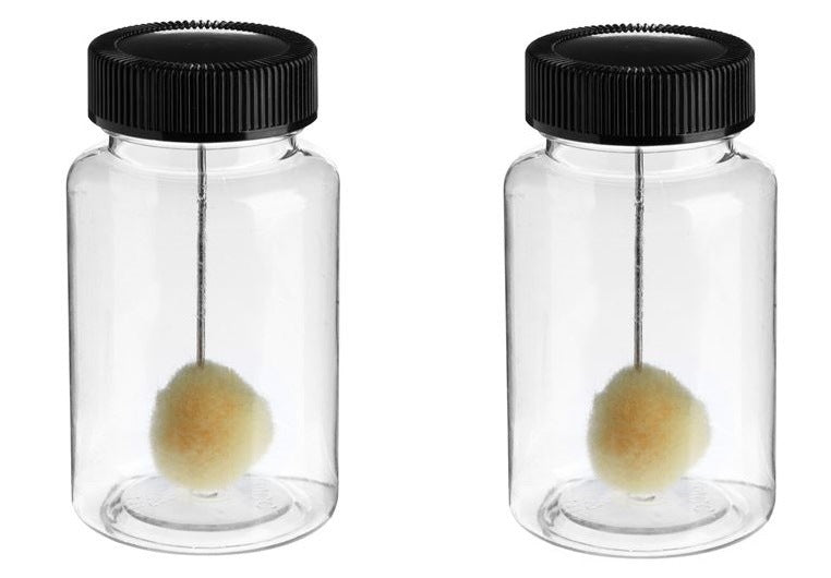 2-Pack Clear Bottle w/ Ball Wool Daubers Perfect for RC Traction Compound 4oz image 0