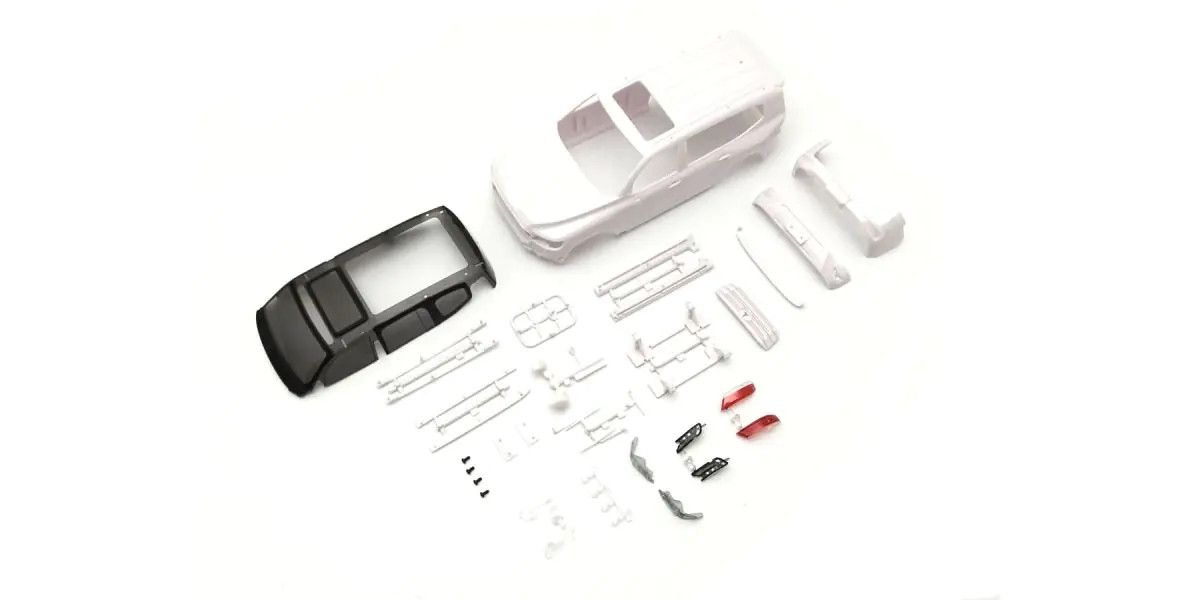 Kyosho Toyota LAND CRUISER 300 White Body Set for Mini-Z 4X4 MXN09 image 0