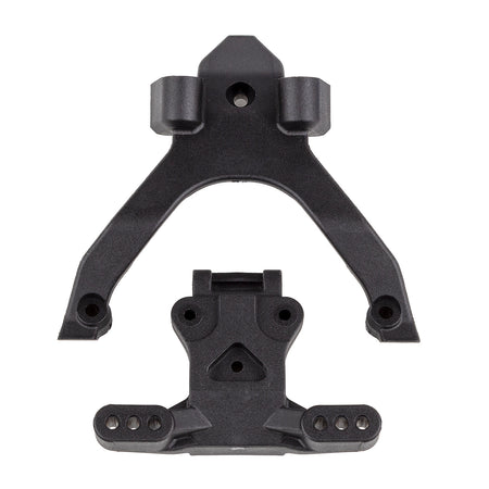Team Associated B7 &amp; B7d FT Top Plate and Ballstud Mount Carbon 92404 image 0
