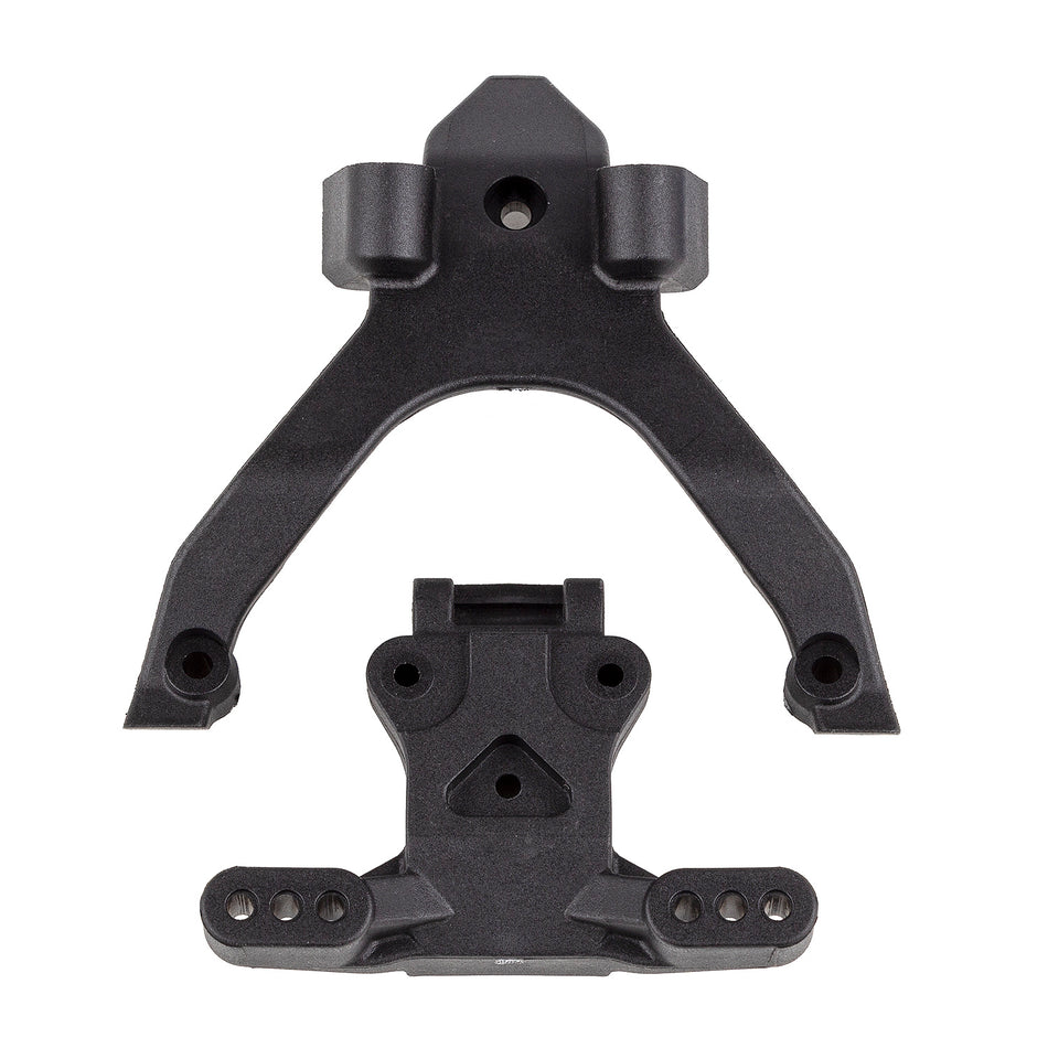 Team Associated B7 &amp; B7d FT Top Plate and Ballstud Mount Carbon 92404 image 0