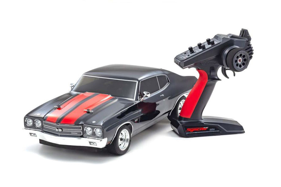 Kyosho 1/10 EP Fazer Mk2 1970 Chevy Chevelle SS 454 LS6 Tuxedo Black KYO34416T2 image 0