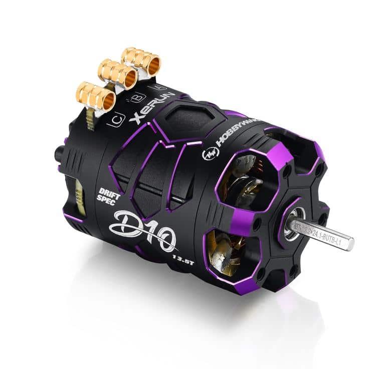 Hobbywing Xerun D10 Brushless Drift Motor 13.5T 2900kv Purple 30401139 image 0
