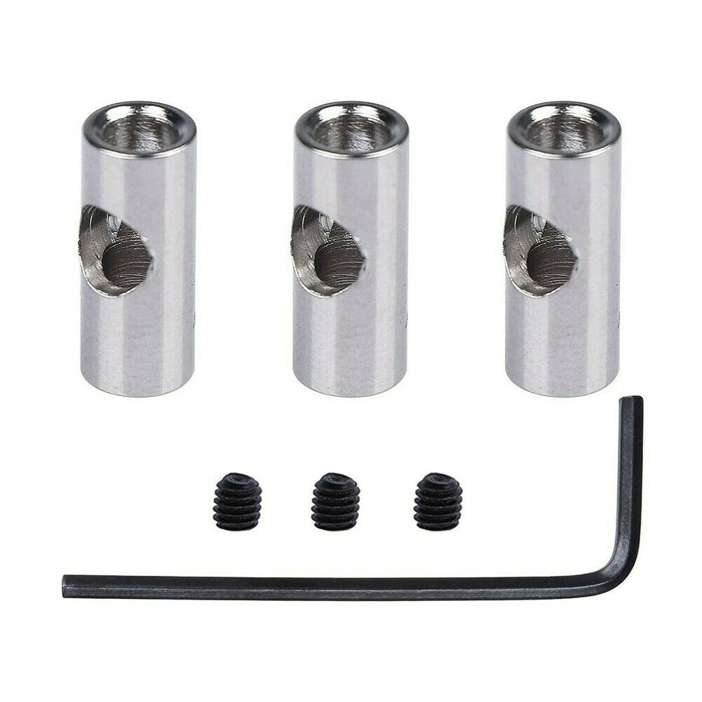 3Pk (3pcs) Pinion Gear Adapter 5mm to 3.175mm (5mm to 1/8") Sleeve Reducer image 0