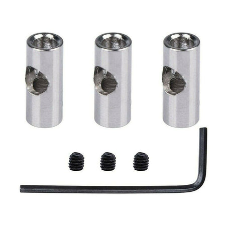3Pk (3pcs) Pinion Gear Adapter 5mm to 3.175mm (5mm to 1/8") Sleeve Reducer image 0