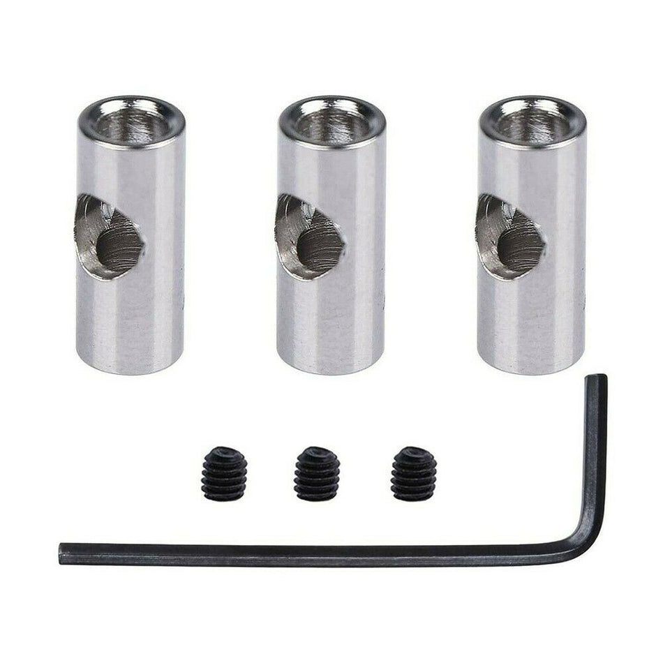 3Pk (3pcs) Pinion Gear Adapter 5mm to 3.175mm (5mm to 1/8") Sleeve Reducer image 0