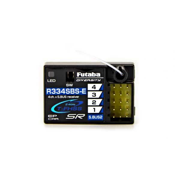 Futaba R334SBS-E T-FHSS SR S.Bus2 4-Channel 2.4GHz Receiver FUT01102152-3 image 0