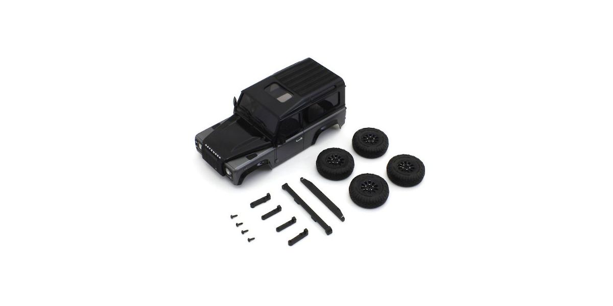 Kyosho MX-01 Land Rover Defender 90 Corris Gray Body Set Mini-Z 4X4 MXBT06GM image 0