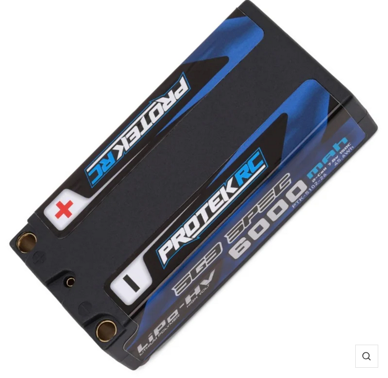 ProTek 6000mah 7.6v 150c 2s SG3 Si-Graphene Shorty Lipo Battery 5102-26