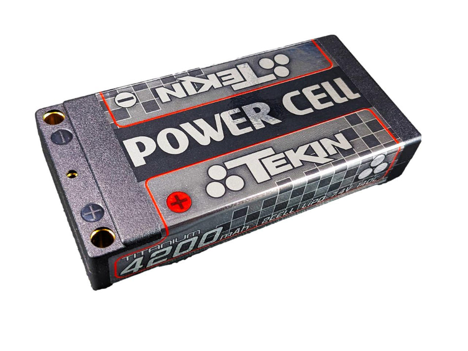 Tekin Titanium POWER CELL 4200mAh 2s 140C Shorty ULCG LiPo Battery TT1655 image 0