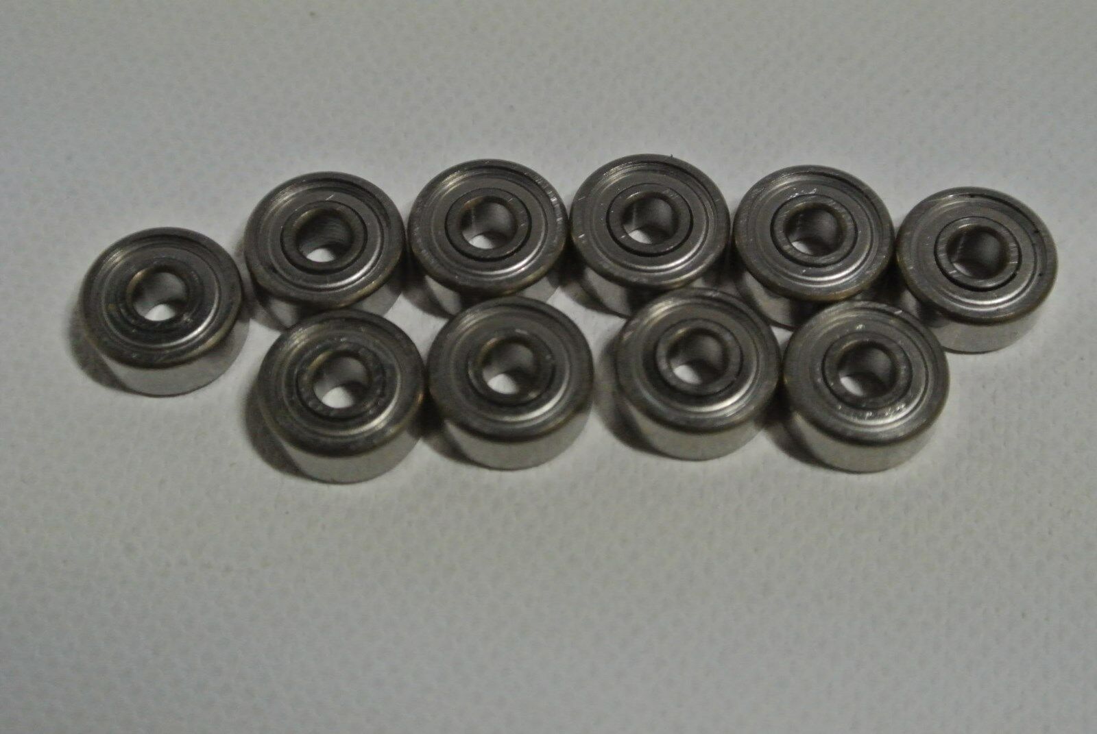 Lot of 10 New Fantom R1 Trinity Motor Bearings others too .125" x .375" x .156" (⅛ x ⅜ x 5/32) image 0