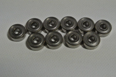 Lot of 10 New Fantom R1 Trinity Motor Bearings others too .125" x .375" x .156" (⅛ x ⅜ x 5/32) image 0