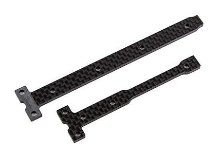 Team Associated B74.2 B74.2D Carbon Fiber Stiff Chassis Brace Support Set 92365 image 0