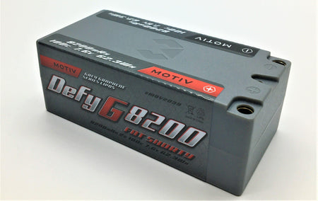 Motiv Grey Graphene Defy G 8200mah 2S Fat Shorty Lipo Battery MOV2039 image 0