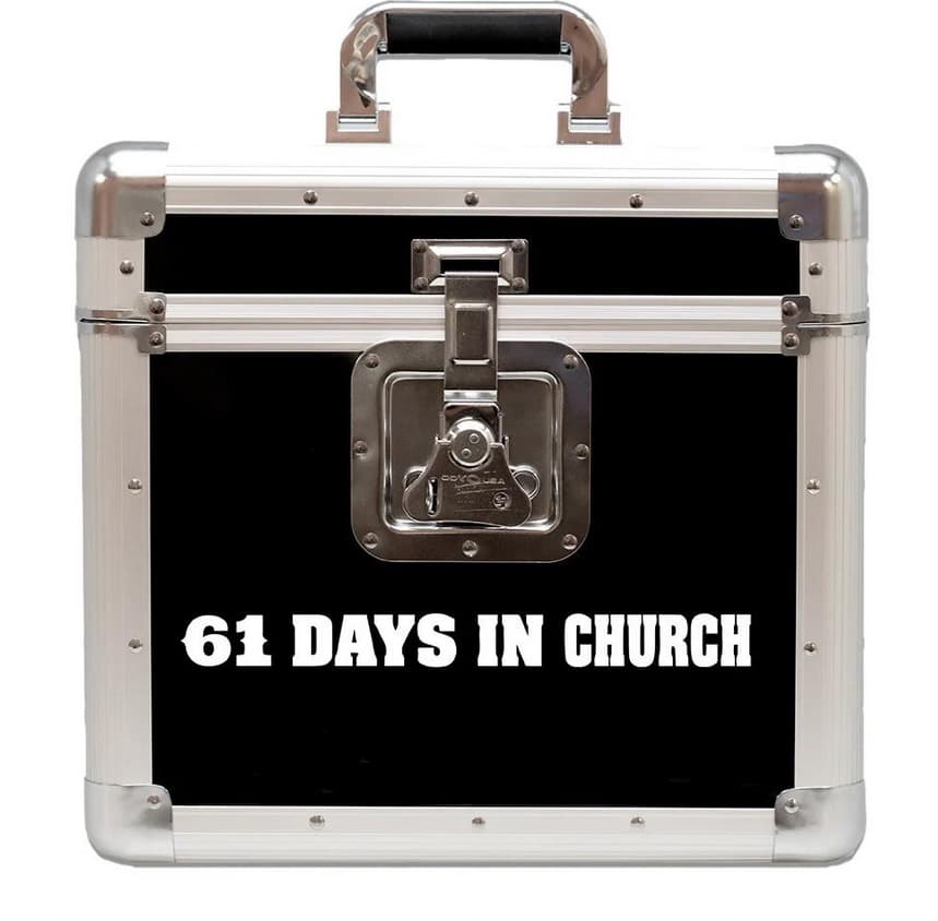 Eric Church 61 Days in Church Hard Road Case (vinyl record storage) image 0