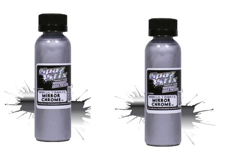 Spaz Stix Ultimate Mirror Chrome 2pk Airbrush Paint 2oz Lexan RC SZX10000 10000 image 0