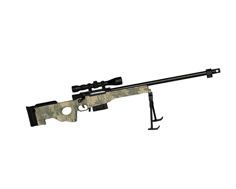 GoatGuns 1/3 Scale Die Cast Sniper Rifle Model, Camo SR-CAMO image 0