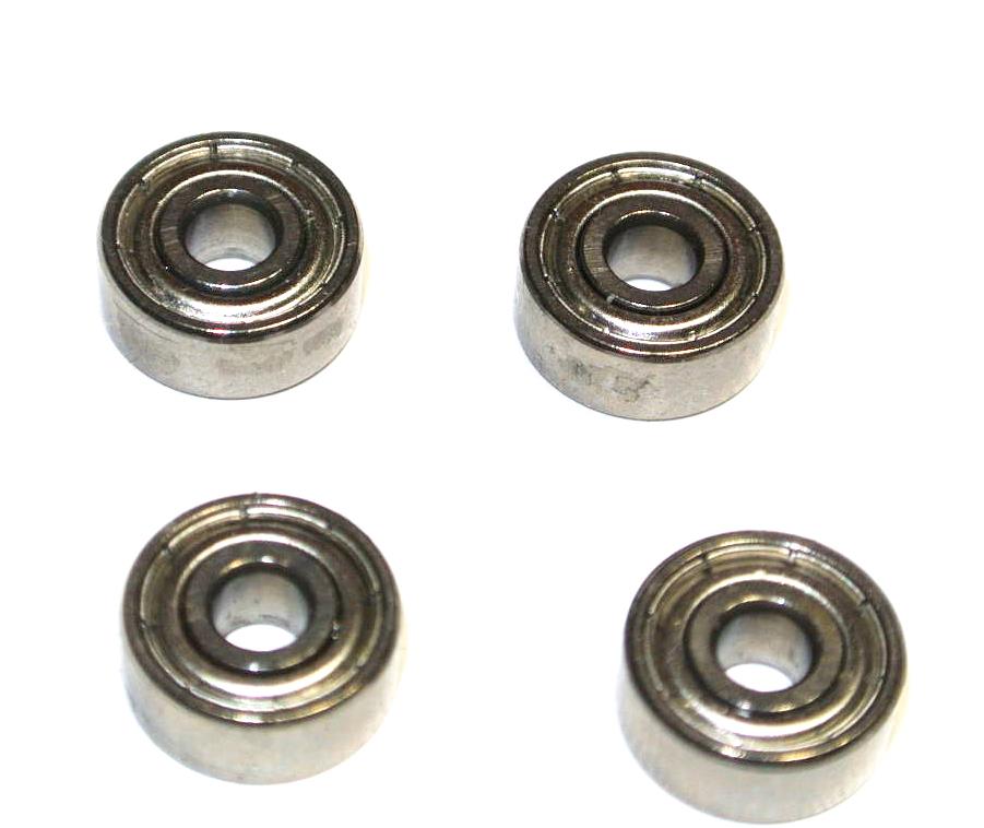 Motor Bearings for R1 Fantom Trinity Hobbywing Motiv (4) (⅛ x ⅜ x 5/32) image 0