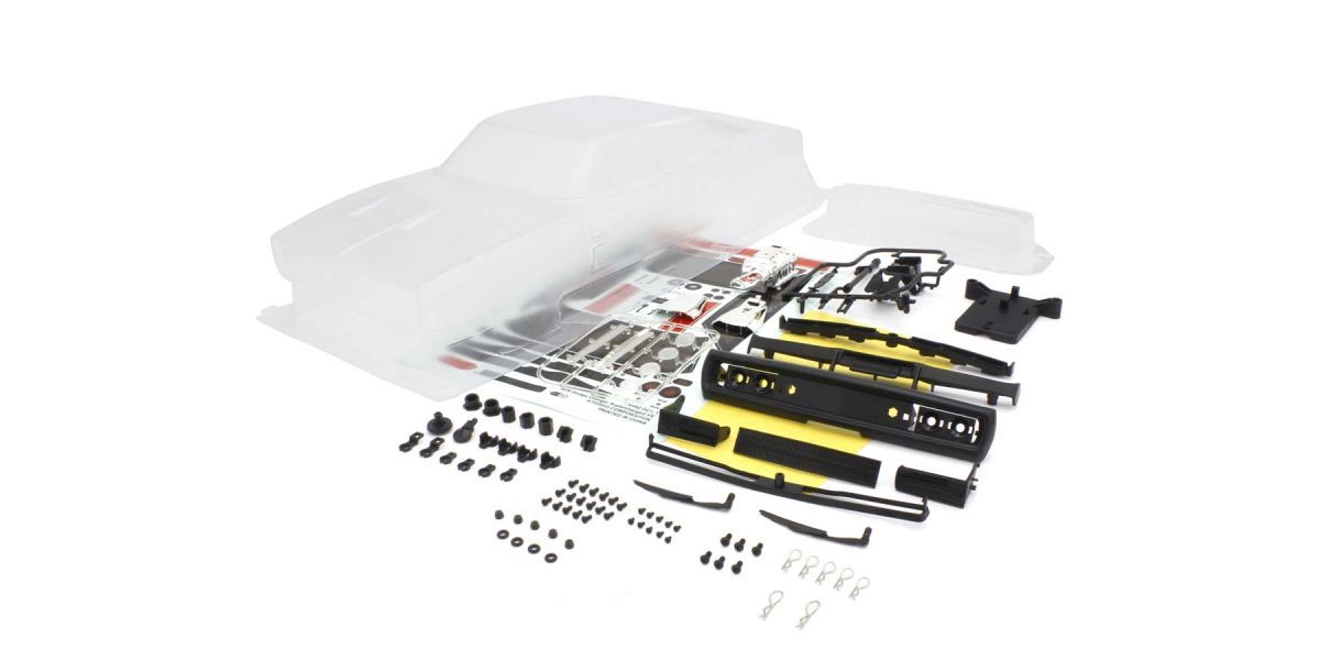 Kyosho 1970 Dodge Charger VE Clear Body Set FAB707 image 0