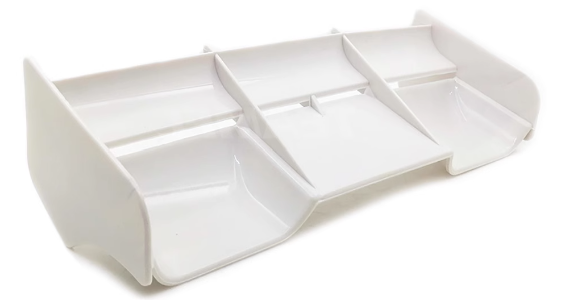 Rear Wing for RC 1/8 Buggy or 1/8 Truggy White image 0