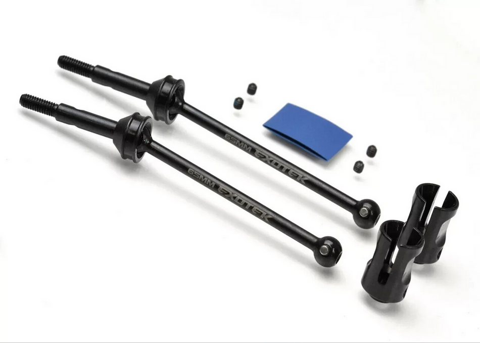 Exotek Steel CVD Set Custom Works Rear Arms Bandit Kits 65mm Bones 2367