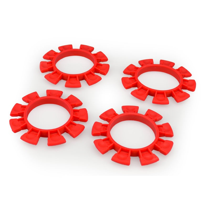 Jconcepts Satellite Bands Tire Gluing Rubber Bands Set of 4 Red 1/10 1/18 Scale image 0