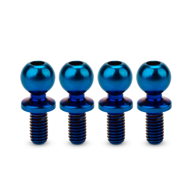 Jconcepts 5.5 x 6mm Titanium Ball-Stud Blue 4pc B7 B6 T6 SC6 DR10 SR10 JCO51321 51321 image 0