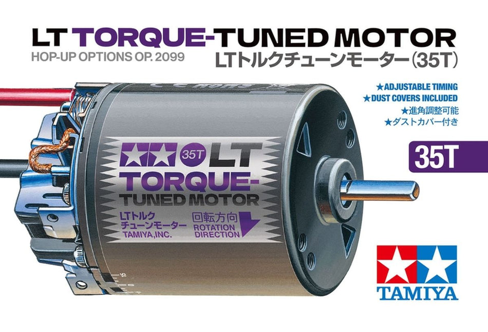 Tamiya RC LT Torque Tuned Brushed Motor 35T (Turn) 22099