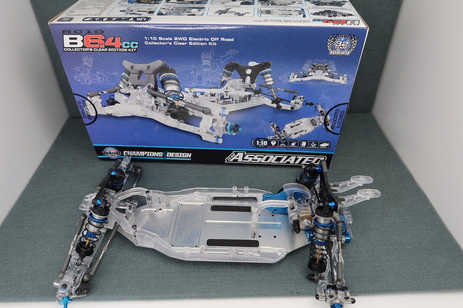 Team Associated B6.4 Clear Buggy (RC10B6.4CC) Roller Built by Rotor Ron
