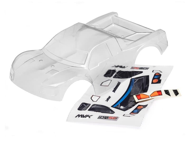 Maverick Clear Short Course Body w/ Decals Ion SC 28073 image 0