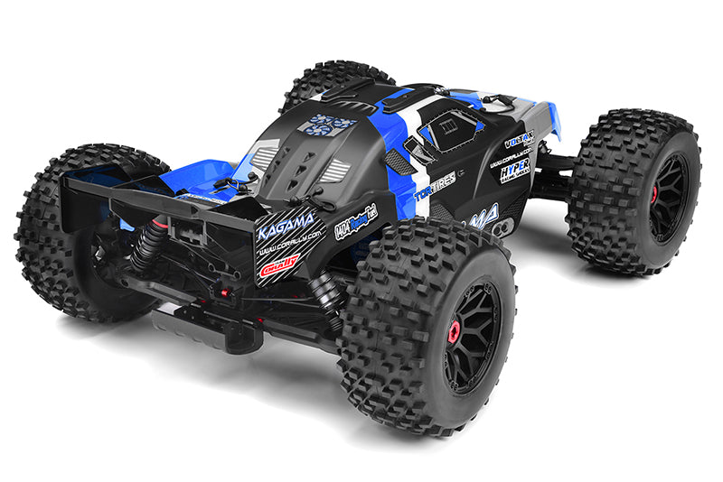 Team Corally Kagama XP 6S Monster Truck Roller Chassis Blue COR00474-B image 1