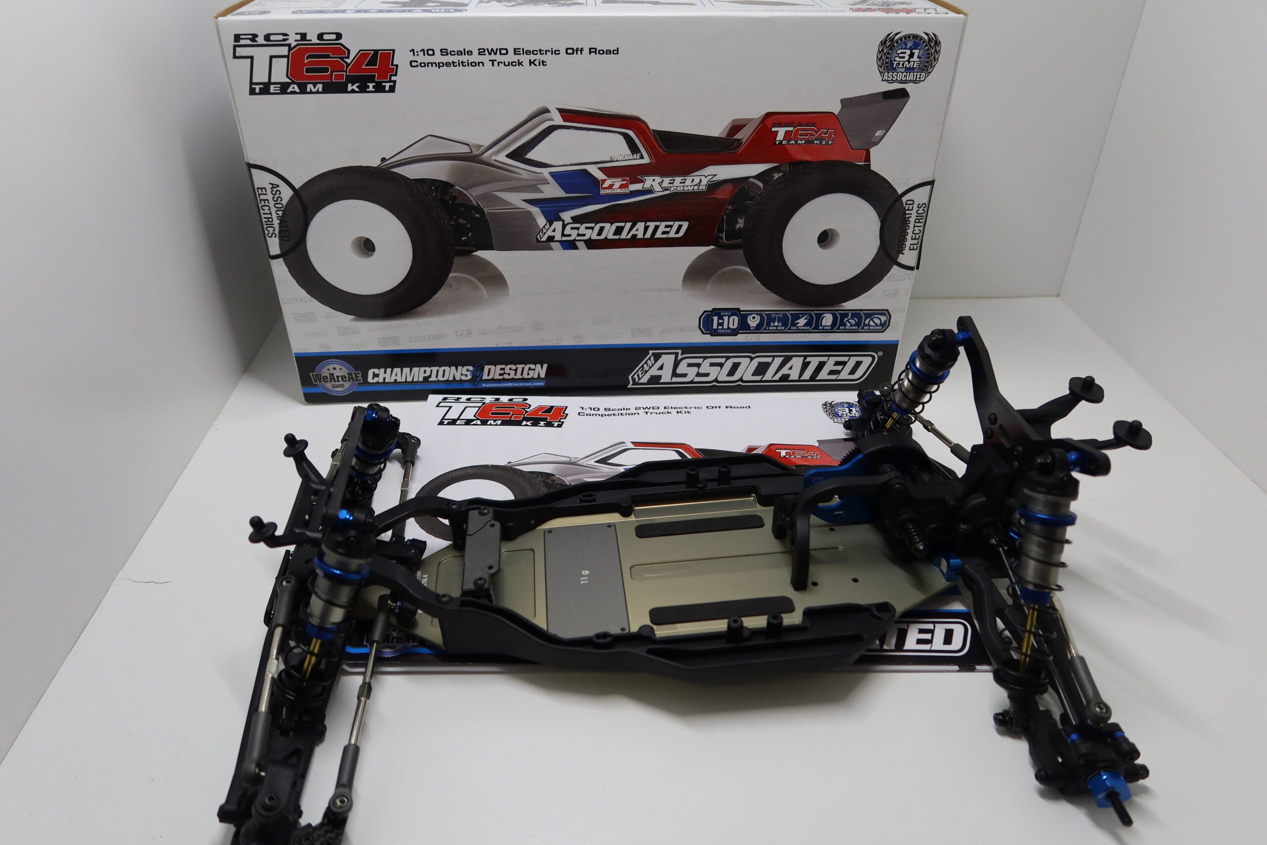 Team Associated T6.4 Stadium Truck Roller Built by Rotor Ron image 0