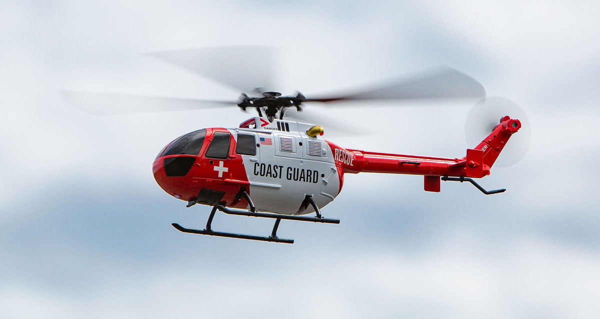 Rage RC Hero-Copter 4 Blade RTF Helicopter Coast Guard w/carry case RGR6050 6050 image 1