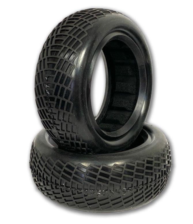 Raw Speed Radar 2.2" Buggy 2wd Front Tire Soft Long Wear Yellow 100103SLB image 0
