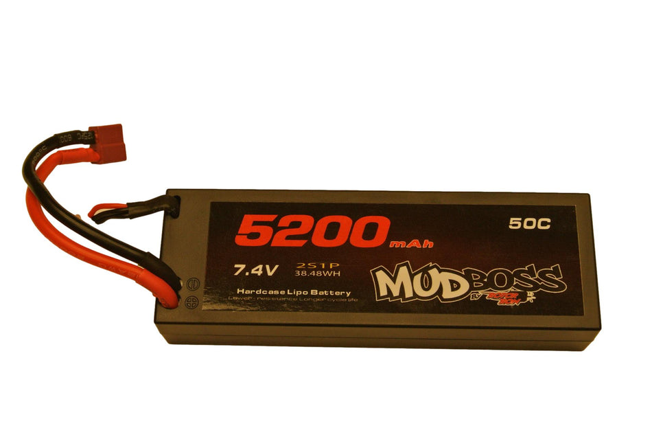 Rotor Ron Mudboss Lipo Battery 5200mah 50c 7.4v w/Deans Connector image 0