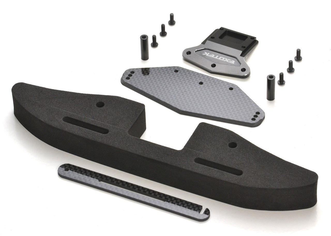 Exotek 22s Drag Front Foam &amp; Carbon Fiber Bumper Set w/ GNSS Slot EXO2083 2083 image 0