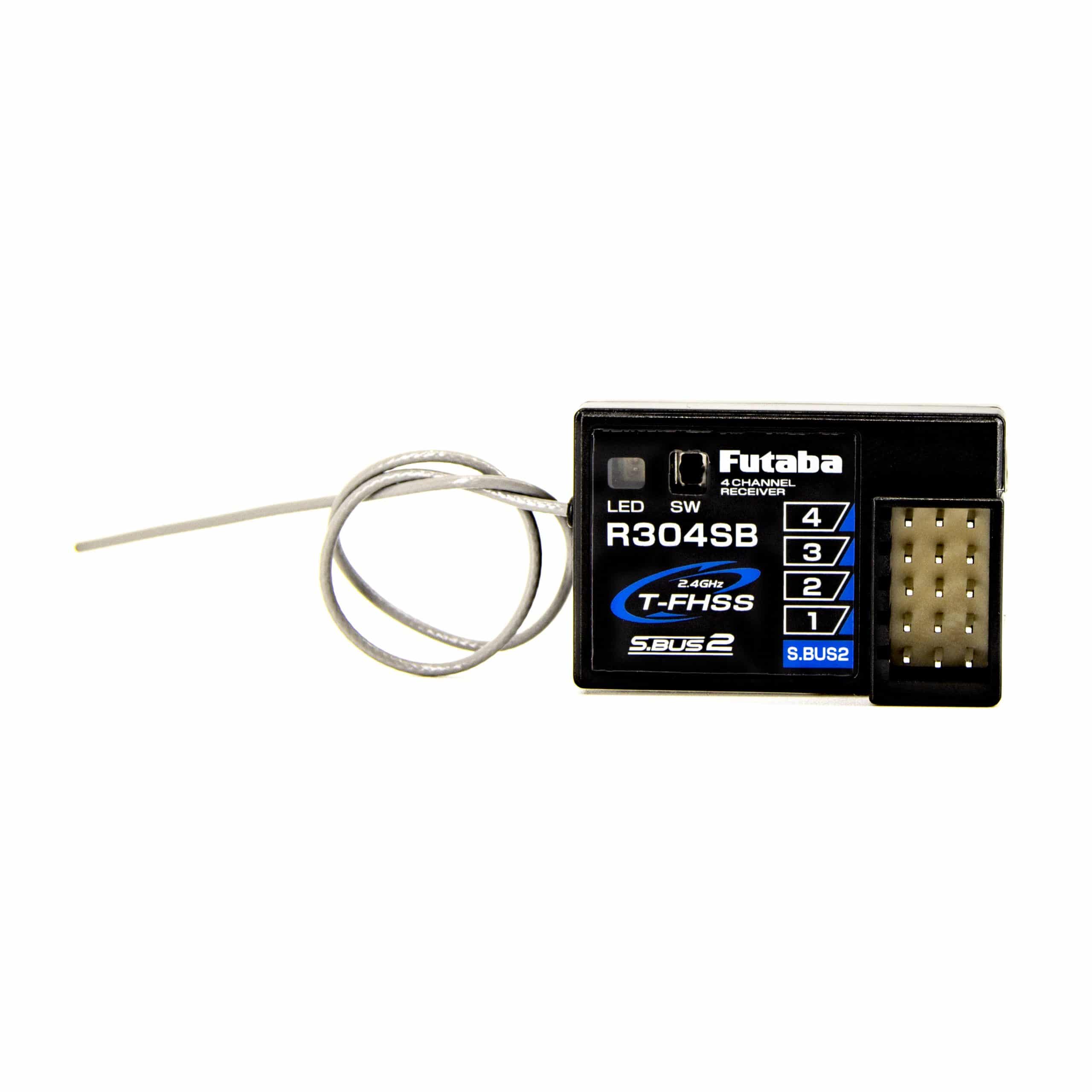 Futaba R304sb 2.4g Tfhss 4ch Telemetry Receiver FUT01102179-3 image 0