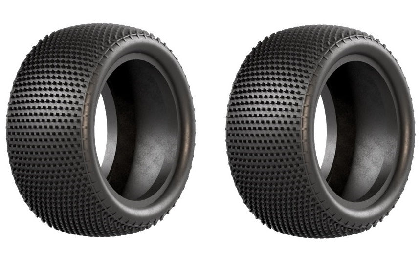 Raw Speed Rewind 2.2" Rear Buggy Carpet Tire 2wd/4wd Yellow Soft 100315S image 0