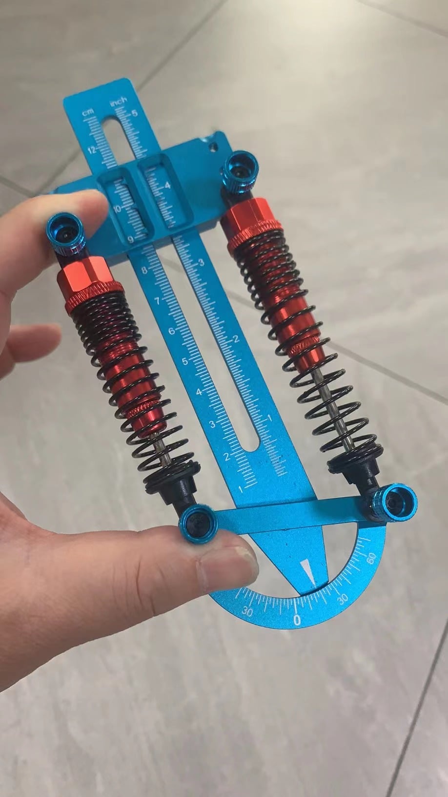 Aluminum Shock Synchronizer Duplicator for 1/10 and 1/8 RC Cars and Trucks image 1