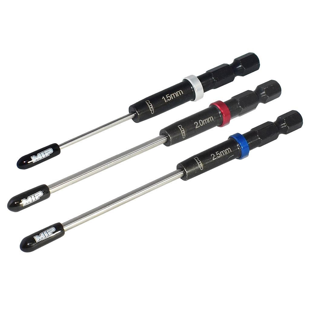 MIP Speed Tip Hex Driver Wrench Set of 3 Gen 2, Metric 1.5mm, 2.0mm, 2.5mm 9612 image 0