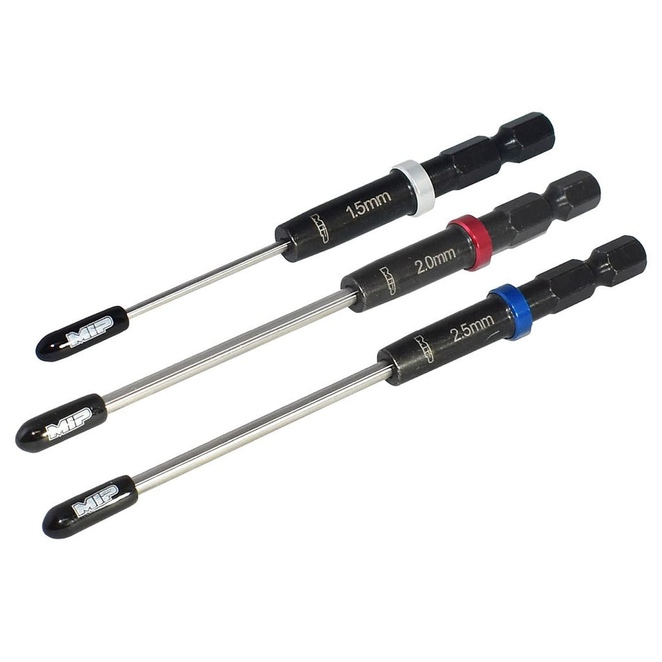 MIP Speed Tip Hex Driver Wrench Set of 3 Gen 2, Metric 1.5mm, 2.0mm, 2.5mm 9612 image 0